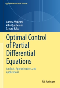 Imagen de portada: Optimal Control of Partial Differential Equations 9783030772253