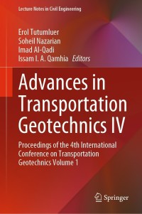 Cover image: Advances in Transportation Geotechnics IV 9783030772291