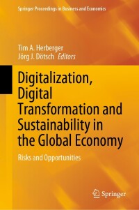 Imagen de portada: Digitalization, Digital Transformation and Sustainability in the Global Economy 9783030773397