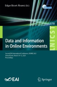 صورة الغلاف: Data and Information in Online Environments 9783030774165