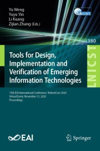 Imagen de portada: Tools for Design, Implementation and Verification of Emerging Information Technologies 9783030774271