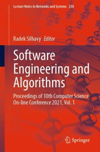 Imagen de portada: Software Engineering and Algorithms 9783030774417