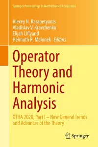 Cover image: Operator Theory and Harmonic Analysis 9783030774929