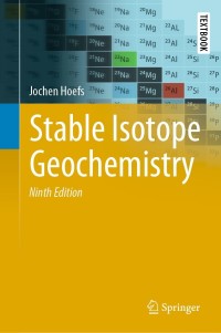 Cover image: Stable Isotope Geochemistry 9th edition 9783030776916