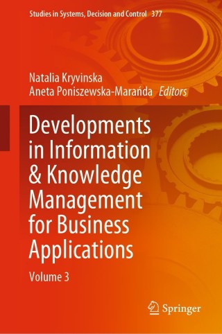 Imagen de portada: Developments in Information & Knowledge Management for Business Applications 9783030779153