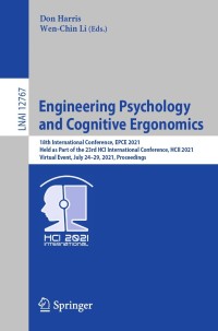 Cover image: Engineering Psychology and Cognitive Ergonomics 9783030779313