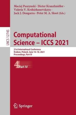 Cover image: Computational Science – ICCS 2021 9783030779696