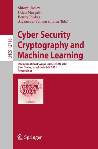 Cover image: Cyber Security Cryptography and Machine Learning 9783030780852