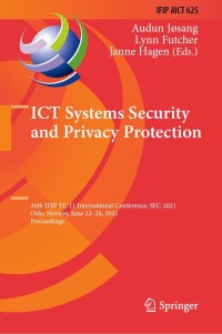 Omslagafbeelding: ICT Systems Security and Privacy Protection 9783030781194