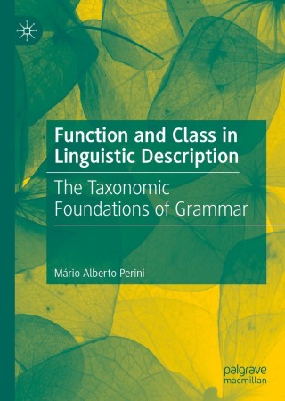 Imagen de portada: Function and Class in Linguistic Description 9783030781729