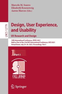 Imagen de portada: Design, User Experience, and Usability:  UX Research and Design 9783030782207