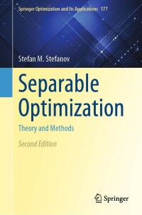 Imagen de portada: Separable Optimization 2nd edition 9783030784003