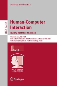 Imagen de portada: Human-Computer Interaction. Theory, Methods and Tools 9783030784614