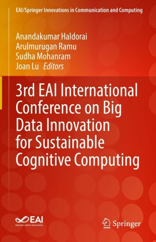 Imagen de portada: 3rd EAI International Conference on Big Data Innovation for Sustainable Cognitive Computing 9783030787493