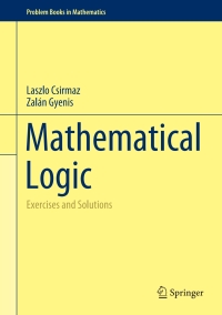 Cover image: Mathematical Logic 9783030790097