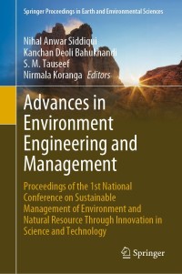 Imagen de portada: Advances in Environment Engineering and Management 9783030790646