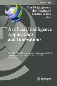 Imagen de portada: Artificial Intelligence Applications and Innovations 9783030791490