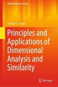 Cover image: Principles and Applications of Dimensional Analysis and Similarity 9783030792169
