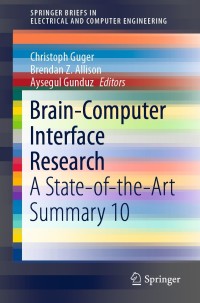 Cover image: Brain-Computer Interface Research 9783030792862