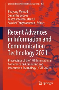 Imagen de portada: Recent Advances in Information and Communication Technology 2021 9783030797560