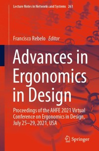 Cover image: Advances in Ergonomics in Design 9783030797591