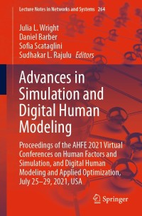 Imagen de portada: Advances in Simulation and Digital Human Modeling 9783030797621