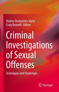 Cover image: Criminal Investigations of Sexual Offenses 9783030799670