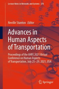 Cover image: Advances in Human Aspects of Transportation 9783030800116