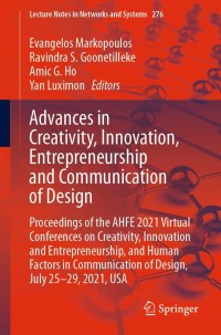 Cover image: Advances in Creativity, Innovation, Entrepreneurship and Communication of Design 9783030800932