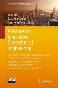 Cover image: Advances in Innovative Geotechnical Engineering 9783030803155