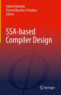 Cover image: SSA-based Compiler Design 9783030805142