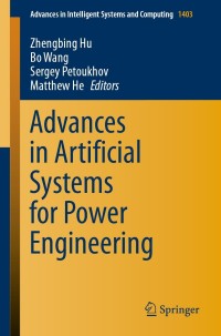 Cover image: Advances in Artificial Systems for Power Engineering 9783030805302