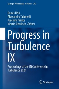 Cover image: Progress in Turbulence IX 9783030807153