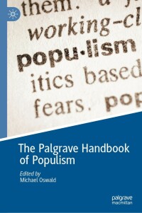 Imagen de portada: The Palgrave Handbook of Populism 9783030808020