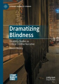 Cover image: Dramatizing Blindness 9783030808105