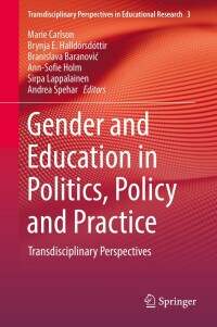 Titelbild: Gender and Education in Politics, Policy and Practice 9783030809010