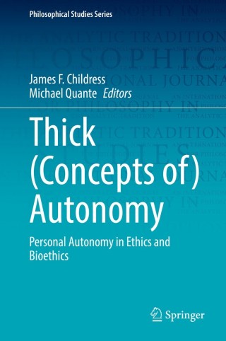 Cover image: Thick (Concepts of) Autonomy 9783030809904