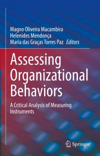 Cover image: Assessing Organizational Behaviors 9783030813109