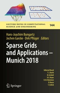 Cover image: Sparse Grids and Applications - Munich 2018 9783030813611