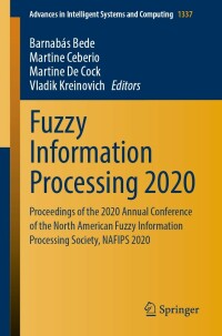 Cover image: Fuzzy Information Processing 2020 9783030815608