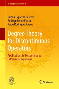 Cover image: Degree Theory for Discontinuous Operators 9783030816032