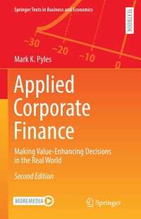 Cover image: Applied Corporate Finance 2nd edition 9783030816308