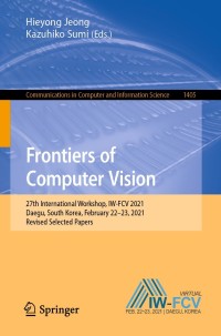 Imagen de portada: Frontiers of Computer Vision 9783030816377