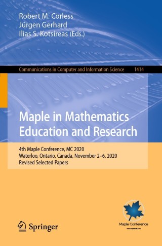 صورة الغلاف: Maple in Mathematics Education and Research 9783030816971