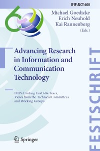 Cover image: Advancing Research in Information and Communication Technology 9783030817008