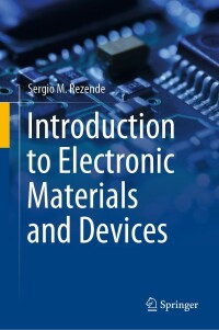 Cover image: Introduction to Electronic Materials and Devices 9783030817718