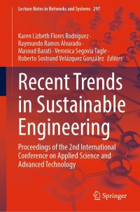 Cover image: Recent Trends in Sustainable Engineering 9783030820633