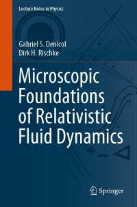 Cover image: Microscopic Foundations of Relativistic Fluid Dynamics 9783030820756