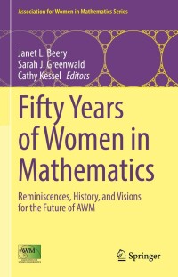 Cover image: Fifty Years of Women in Mathematics 9783030826574