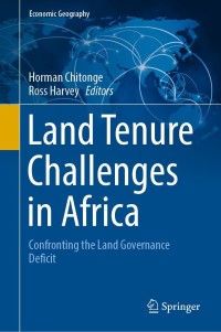 Imagen de portada: Land Tenure Challenges in Africa 9783030828516